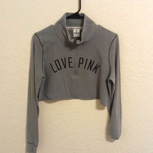 Pink crop long sleeve